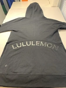 Mujer Athletica Lululemon Jersey Sudadera con Capucha Mediana Negra. - Imagen 1 de 14