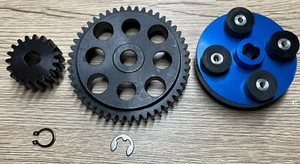 UPGRADE HARD STEEL GEAR SET For Duratrax Firehammer Smartech Carson XTM 1/5 RC - Picture 1 of 7