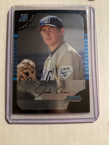 2005 Bowman Draft Chrome Josh Geer #BDP82 Rookie