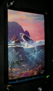 Original 1990 DALE TERBUSH LARGE 24" X 36" Print ALL THE MIRACLES TO SEA - Picture 1 of 2