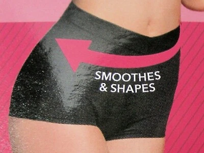 944X06 Maidenform 81600 Control Boyshorts Shorts 2-Pack S/5 Blanco/Beige (NWD) Foto 1 de 3