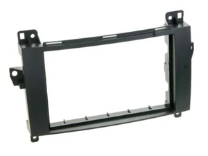 Adaptador frontal 2-DIN para Mercedes A/B clase/Viano/Vito negro - Imagen 1 de 1