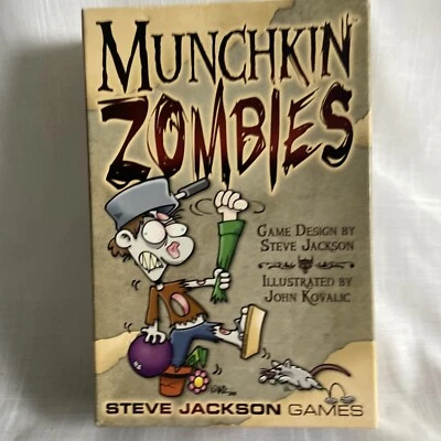 Munchkin Zombies by Steve Jackson Games Complete Board Games Sealed Cards - Image 1 of 4