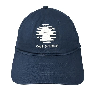 Шляпа с ремешком One Stone синяя один размер регулируемая вышитая Port & Company - Изображение 1 из 4