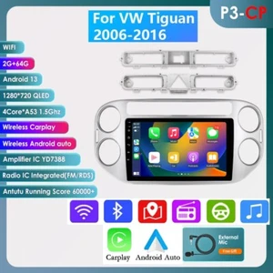 9" Für VW Volkswagen Tiguan 2010-2017 Android 13.0 Auto Carplay Radio Navi GPS - Bild 1 von 21