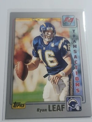 RYAN LEAF 2001 Topps #118.  CHARGERS / TB - Image 1 of 2