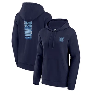England Women's Football Hoodie Hometown Navy Graphic Hoodie - New - Picture 1 of 3