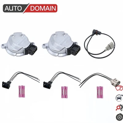 3X Camshaft & Crankshaft Position Sensor+Connector For Audi A4 Quattro VW Passat - Image 1 of 4