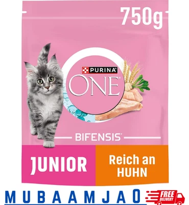 Purina ONE Purina ONE Nestlé PURINA ONE BIFENSIS JUNIOR 1–12 Katzenfutter6 x 75g - Bild 1 von 4
