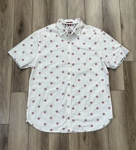 Denim & Flower Ricky Singh Freedom 4th Of July Button Up Shirt Mens Size Large - Picture 1 of 11