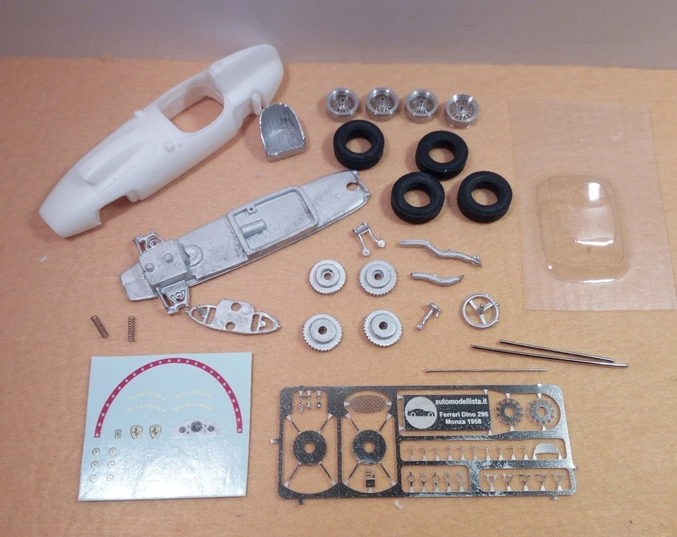1-43 Ferrari Dino 296 V6 500 Miles Monza '58 resin metal kit Automodellista - Immagine 1 di 4
