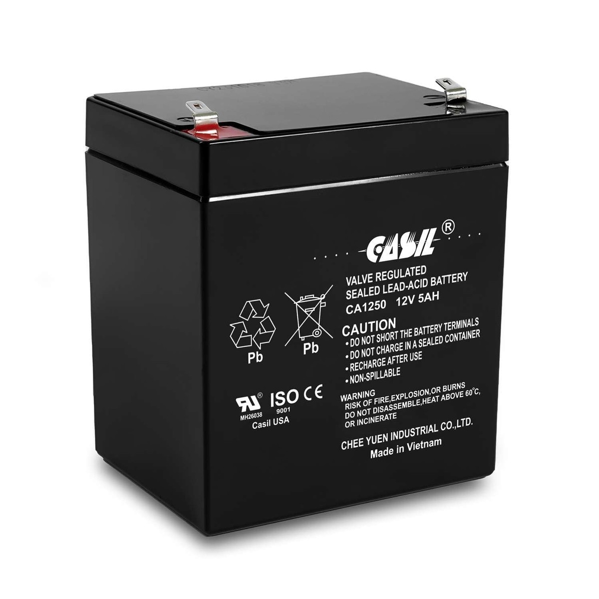 Trailer Brake Kit VICI Battery VB5-12 - 12V 5AH Electric Trailer Brakes Breakaway Kit Rechargeable Battery 2 Pack Brand Dealers Near Me