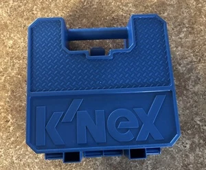 KNEX 9"X9" Blue Plastic Box Storage Carrying Case - Picture 1 of 4