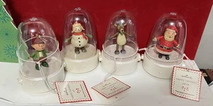 Hallmark Happy Tappers 2008 Elf,Santa,Snowman,Reindeer Working Christmas - Picture 1 of 15