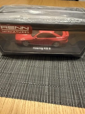 Renn Miniatures 1/43 Koenig KS8 (BMW 850i / E31) – RM-002 – Perfect Condition - Image 1 of 4
