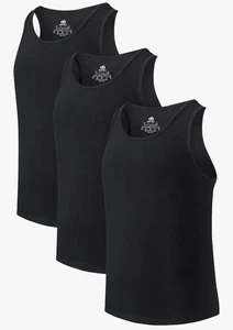 David Archy Men's Bamboo Rayon Undershirts Vests Ultra Soft Crew Neck 3 Pack XXL - Picture 1 of 9