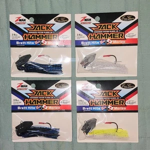 ๐ฅ LOT OF 4 ๐ฅ Z-MAN CHATTERBAIT JACKHAMMER Bladed Jigs Zman Lures 3/8 oz. - Picture 1 of 5