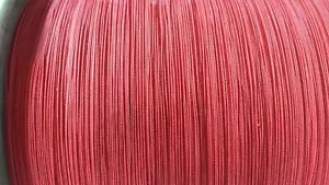 Rote HF-LITZE KUPFER SEIDENISOLIERT! LÖTFÄHIG! (35x0,032mm) 50 Meter - Picture 1 of 2