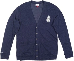 Chicago Cubs Mitchel & Ness French Terry Button Front Cardigan - Picture 1 of 2