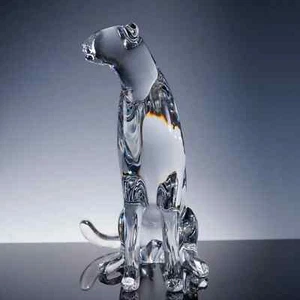 Rare BACCARAT Crystal Cheetah Panther - Picture 1 of 7