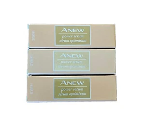 Menge 3 Avon Anew Power Serum Probe Reisegröße Mini je 0,24 flüssige Unzen Neu - Bild 1 von 3