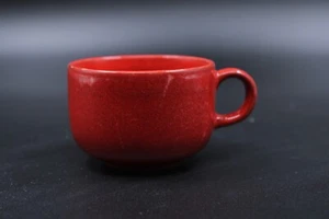 Melitta Ceracron rot Kaffeetasse Tasse Keramik 70er Jahre Vintage H 5,5 cm - Bild 1 von 3