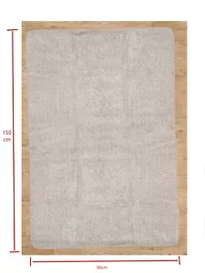 Tappeto grande beige spesso antiscivolo corridoio passatoia camera da letto soggiorno tappeto - Foto 1 di 2