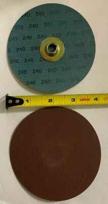 Standard Abrasives 522611 4" 240-Grit A/O Quick Change Discs **BOX OF 25EA ** - Image 1 of 3