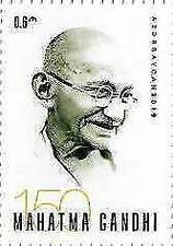1 francobollo 150 ° ANNIVERSARIO DI NASCITA DI MAHATMA GANDHI. Francobolli...