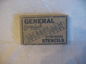 Vintage Zahlenschablonen von General - Bild 1 von 11