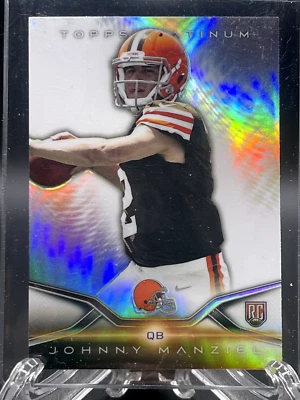 2014 Topps Platinum Refractor #126 Johnny Manziel (RC) - Image 1 of 2