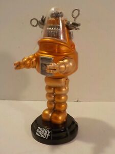Gold Robbie The Robot Bobblehead 