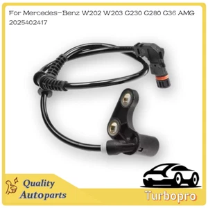 Front ABS Wheel Speed Sensor For Mercedes-Benz W202 W203 C230 C280 C36 AMG - Picture 1 of 5