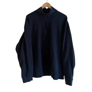 Lululemon 2023 Steady State Half Zip Men XXL Black Zip Pocket Athletic Pullover - Picture 1 of 10