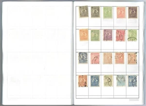 World Stamps Mixture - 10000 Different Used Stamps Hinged In 10 Books - Picture 1 of 6