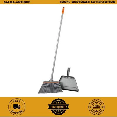 HDX 15 in. Angle Broom and Step-On heavy-duty Dustpan Set , rubber lip HDX 15 , - Image 1 of 4
