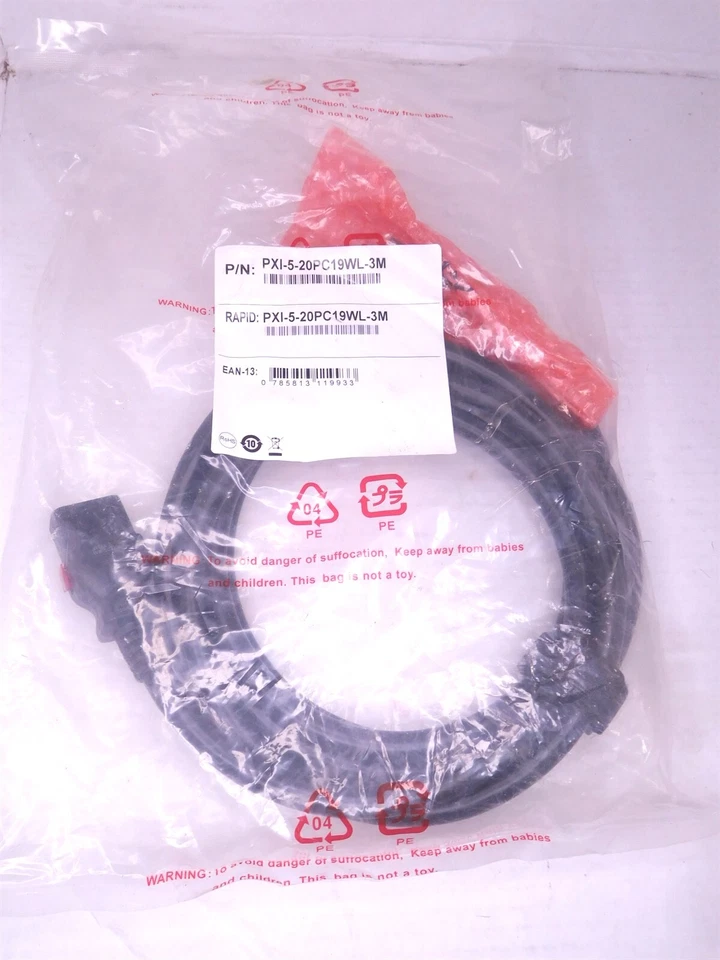 Raritan 20A 125V 5-20P Power Cord PXI-5-20PC19WL-3M (061124) - Image 1 of 4