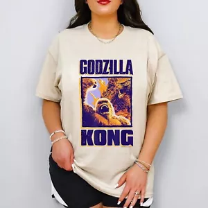 Ripple Junction Godzilla x Kong Monsterverse Team Up Kaiju Vintage Kaiju T-Shirt - Picture 1 of 39