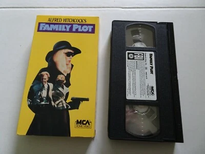 Family Plot Alfred Hitchcock VHS Tape with Bruce Dern and Barbara Harris Foto 1 de 4