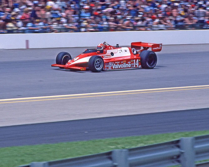 1982 Valvoline Gilmore Cosworth AJ FOYT Glossy 8x10 Photo Indianapolis 500 Print - Image 1 of 1