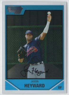 2007 BOWMAN CHROME 1ST RC JAYSON HEYWARD DODGERS R23 - Image 1 of 2