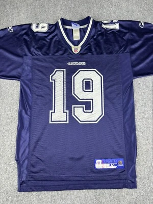 Dallas Cowboys Keyshawn Johnson #19 Jersey Size Medium Reebok Blue NFL Football - Image 1 of 4