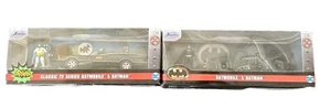 Jada Toys 1:32 Die-Cast Batman & Batmobile. 1966 & 1989 - Picture 1 of 12