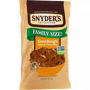 Pretzels, Sourdough Hard Pretzels, Family Size 16 Oz Bag - Picture 1 of 10