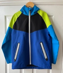 Next boys blue contrast raincoat, age 10years, excellent condition - Picture 1 of 4