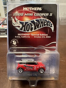RARE! Hot Wheels Mothers 2002 Mini Cooper S Special Edition 1 of 5000 Collector!