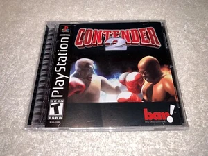 Contender 2 (Sony PlayStation 1, 2000) PS1 Black Label Complete LN Perfect Mint! - Picture 1 of 3