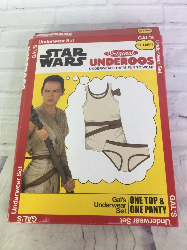 Underoos Star Wars Rey Camiseta sin mangas Camiseta y ropa interior Conjunto Panty Mujer Junior 2XL Foto 1 de 4