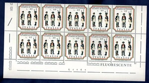 ITALY 1974 GUARDIA DI FINANZA BLOCK OF 10 SERIES MNH** - Picture 1 of 4