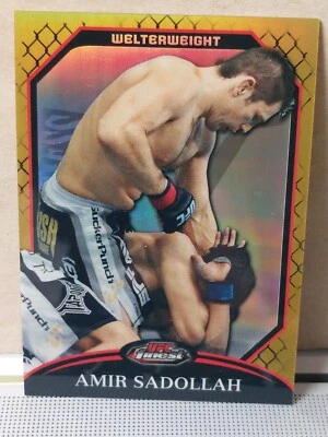 Amir Sadollah #58 2011 Topps UFC Finest Gold Refractor #50/88 - Image 1 of 2